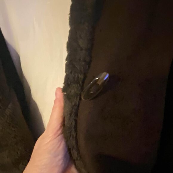 Women's sz XL Jones NY chocolate brown winter coat. Excellent condition. - Picture 7 of 9